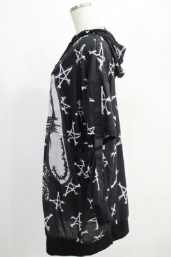 画像2: NieR Clothing / プリントパーカー  黒 H-25-01-09-052-PU-TO-KB-ZT391