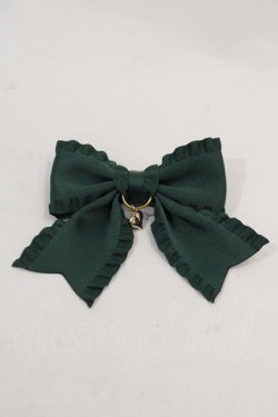 画像1: LOTUS ribbon / ハートリボンクリップ  グリーン I-25-01-26-095-EL-AC-HD-ZT437