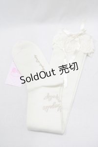 Angelic Pretty / プリンセスロゴオーバーニー  アイボリー H-25-01-24-033-AP-ZA-NS-ZH