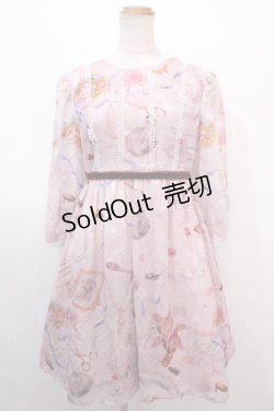 画像1: MILK / フレンチドールワンピース  ピンク Y-25-01-30-192-ML-OP-SZ-ZY