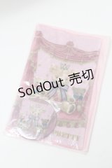 Angelic Pretty / Dream Bear　ミニタオルと缶バッチ  ピンク S-25-02-11-010-AP-ZA-HR-ZS