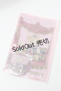 Angelic Pretty / Dream Bear　ミニタオルと缶バッチ  ピンク S-25-02-11-010-AP-ZA-HR-ZS
