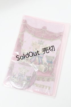画像1: Angelic Pretty / Dream Bear　ミニタオルと缶バッチ  ピンク S-25-02-11-010-AP-ZA-HR-ZS