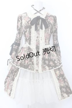 画像5: BABY,THE STARS SHINE BRIGHT / ローズジャガード2ピース(ペチコート欠品)  ブラウン O-25-02-11-008-BA-OP-OW-OS