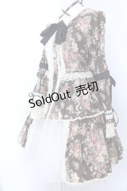 画像2: BABY,THE STARS SHINE BRIGHT / ローズジャガード2ピース（ペチコート欠品）  ブラウン O-25-02-11-008-BA-OP-OW-OS