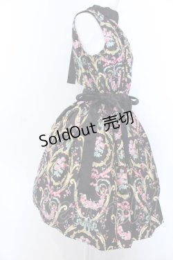 画像4: JESUS DIAMANTE / アントーニアワンピース 40 アントーニア柄マリーブラック O-25-03-12-012-JE-OP-OW-OS