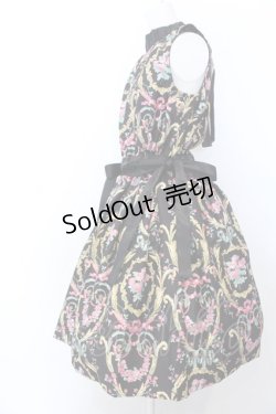 画像3: JESUS DIAMANTE / アントーニアワンピース 40 アントーニア柄マリーブラック O-25-03-12-012-JE-OP-OW-OS