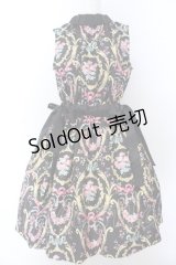 JESUS DIAMANTE / アントーニアワンピース 40 アントーニア柄マリーブラック O-25-03-12-012-JE-OP-OW-OS