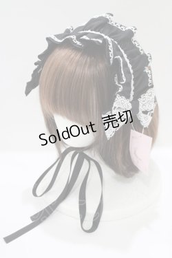 画像1: metamorphose / 木漏れ日のトロイメライ ヘッドドレス  ブラック H-25-03-20-073-ME-AC-NS-ZH