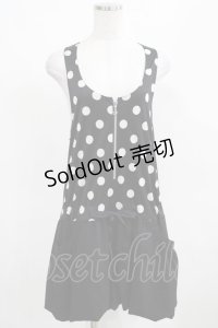 PEACE NOW / ドット切替コンビネゾン M 黒 H-25-03-21-042-PU-OP-KB-ZH