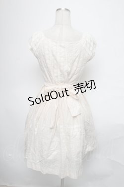画像2: Jane Marple / ドット刺繍ワンピース  オフ S-25-03-28-059-JM-OP-AS-ZT440