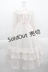 BABY,THE STARS SHINE BRIGHT / St.Cathedral Lilyロングワンピース  ピンク I-25-03-29-057-BA-OP-HD-ZI