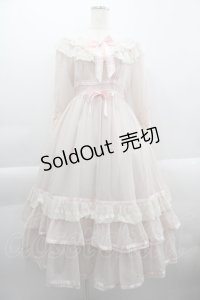 BABY,THE STARS SHINE BRIGHT / St.Cathedral Lilyロングワンピース  ピンク I-25-03-29-057-BA-OP-HD-ZI