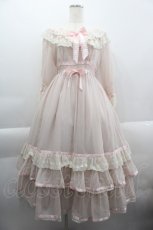 画像1: BABY,THE STARS SHINE BRIGHT / St.Cathedral Lilyロングワンピース  ピンク I-25-03-29-057-BA-OP-HD-ZI (1)