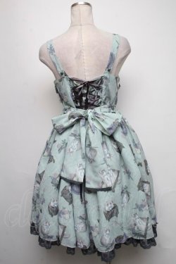 画像2: Angelic Pretty / Lady Cat Roomジャンパースカート  ミント S-25-05-05-043-AP-OP-HR-ZS