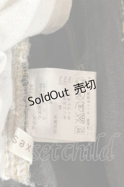 画像5: axes femme / サイドレース使いストレッチパンツ S クロ O-25-05-06-082-AX-PA-OW-OS