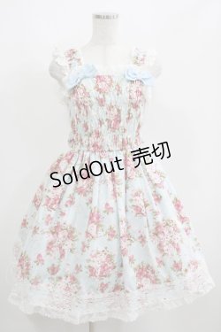 画像1: BABY,THE STARS SHINE BRIGHT / シュガーブーケジャンパースカート Free サックス H-25-05-16-1008-BA-OP-NS-ZH