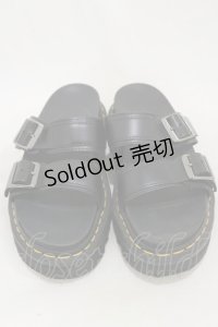Dr.Martens （Getta Grip） / MYLESレザーサンダル UK4（約23cm） 黒 H-25-05-17-009-PU-SH-KB-ZH