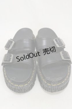 画像1: Dr.Martens （Getta Grip） / MYLESレザーサンダル UK4（約23cm） 黒 H-25-05-17-009-PU-SH-KB-ZH