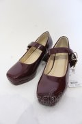 axes femme / アンティークバックルパンプス M アカ O-25-05-28-146-AX-SH-IG-OS