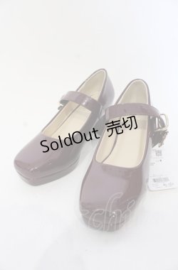 画像1: axes femme / アンティークバックルパンプス M アカ O-25-05-28-146-AX-SH-IG-ZT-K005