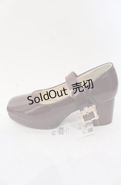 画像3: axes femme / アンティークバックルパンプス M アカ O-25-05-28-146-AX-SH-IG-ZT-K005