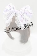 ALICE and the PIRATES / 水彩の恋空と雨音のしらべ柄カチューシャ  ラベンダー H-25-05-16-1081-PA-AC-NS-ZH