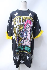 HYPER CORE / CALL ME Tシャツ F 黒 Y-25-06-18-059-PU-TO-SZ-ZY