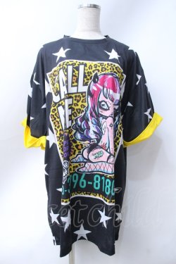 画像1: HYPER CORE / CALL ME Tシャツ F 黒 Y-25-06-18-059-PU-TO-SZ-ZY