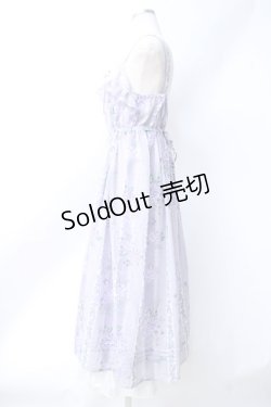 画像2: axes femme / 紫陽花柄Aラインワンピース  ラベンダー Y-25-06-18-064-AX-OP-SZ-ZY