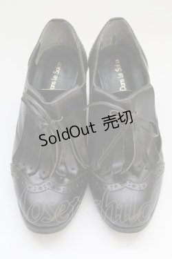 画像1: Jane Marple Dans Le Salon / タッセル付きオックスフォードシューズ S クロ T-25-06-30-034-JM-SH-IG-ZT-K017