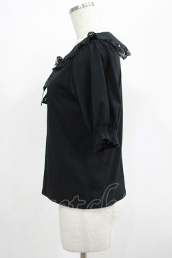 画像2: m petit by misako / NINA'sコラボ襟付きプルオーバー M ブラック H-25-07-12-047-LO-TO-NS-ZH