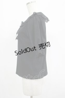 画像2: m petit by misako / NINA'sコラボ襟付きプルオーバー M ブラック H-25-07-12-047-LO-TO-NS-ZH