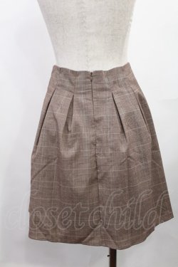 画像2: evelyn / チェックスカート M ブラウン H-25-08-02-1024-LO-SK-NS-ZH