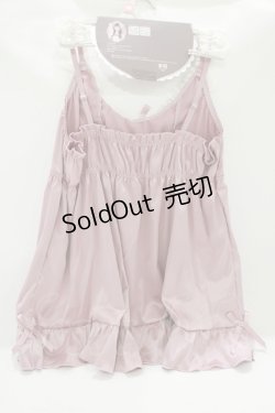 画像2: Fairy's Bouquet / CLK*サテンbabydoll M-60 ピンク H-25-08-06-040-PU-OP-NS-ZH