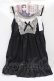 画像1: Fairy's Bouquet / CLK*サテンbabydoll M-60 ブラック H-25-08-06-039-PU-OP-NS-ZH (1)