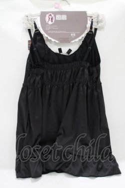 画像2: Fairy's Bouquet / CLK*サテンbabydoll M-60 ブラック H-25-08-06-039-PU-OP-NS-ZH