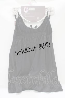 画像2: Fairy's Bouquet / CLK*サテンbabydoll M-60 ブラック H-25-08-06-039-PU-OP-NS-ZH