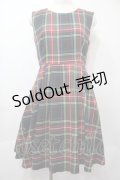 FLC / 皆方由衣コラボ MINA*タータンチェックワンピース   S-25-09-15-041-LO-OP-HR-ZS