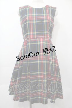 画像1: FLC / 皆方由衣コラボ MINA*タータンチェックワンピース   S-25-09-15-041-LO-OP-HR-ZS
