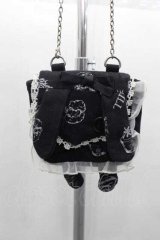 FRILL / うさぎポシェット  黒ｘ白 I-25-10-04-041-HN-BG-HR-ZI
