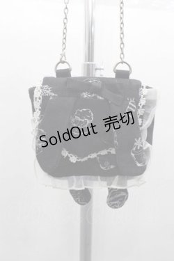 画像1: FRILL / うさぎポシェット  黒ｘ白 I-25-10-04-041-HN-BG-HR-ZI