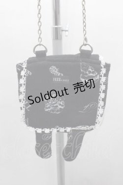 画像2: FRILL / うさぎポシェット  黒ｘ白 I-25-10-04-041-HN-BG-HR-ZI