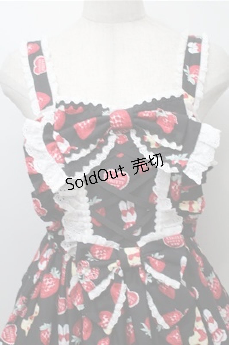 画像3: Angelic Pretty / Lyrical Bunny Parlorジャンパースカート  黒 S-25-10-08-048-AP-OP-AS-ZT489 (3)