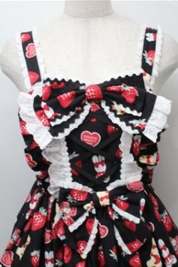 画像3: Angelic Pretty / Lyrical Bunny Parlorジャンパースカート  黒 S-25-10-08-048-AP-OP-AS-ZS