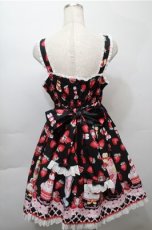 画像2: Angelic Pretty / Lyrical Bunny Parlorジャンパースカート  黒 S-25-10-08-048-AP-OP-AS-ZT489 (2)