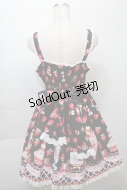 画像2: Angelic Pretty / Lyrical Bunny Parlorジャンパースカート  黒 S-25-10-08-048-AP-OP-AS-ZT489