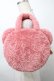 画像2: Maison de FLEUR / ピンくまニアトートバッグ  ピンク S-25-10-11-040-LO-BG-AS-ZS (2)
