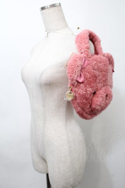 画像3: Maison de FLEUR / ピンくまニアトートバッグ  ピンク S-25-10-11-040-LO-BG-AS-ZS