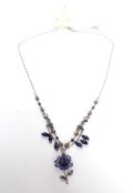 axes femme / ローズモチーフネックレス  シルバー Y-25-10-16-001-AX-AC-SZ-ZY